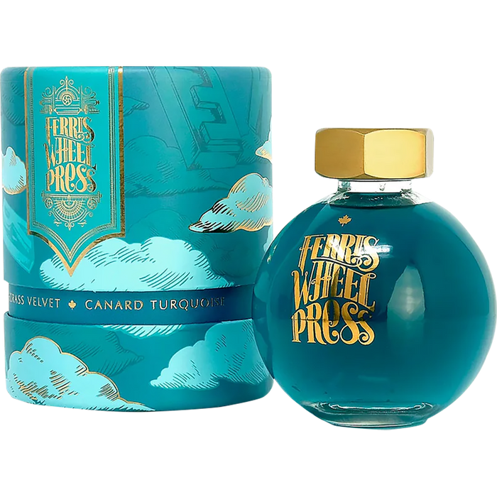 Ferris Wheel Press Ink Bottle - Bluegrass Velvet - 38ml - Pen Boutique Ltd