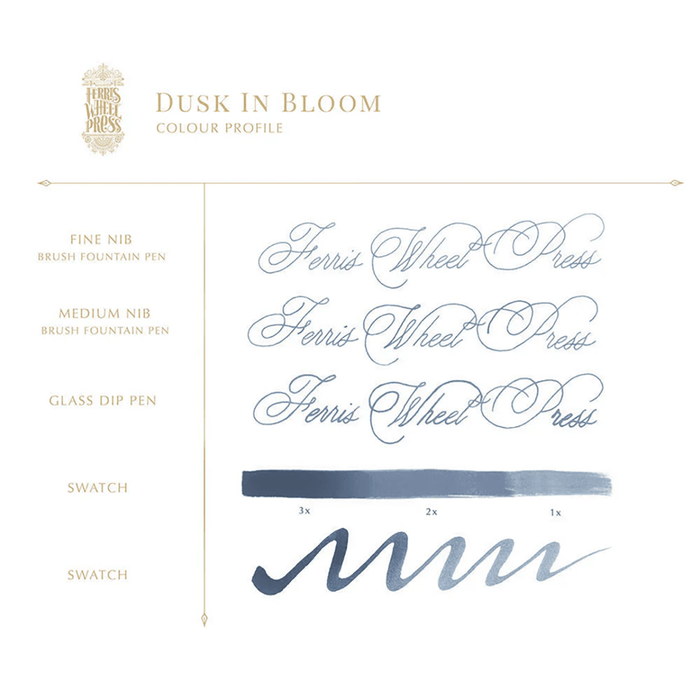 Ferris Wheel Press Ink Bottle - Dusk in Bloom - 38ml - Pen Boutique Ltd