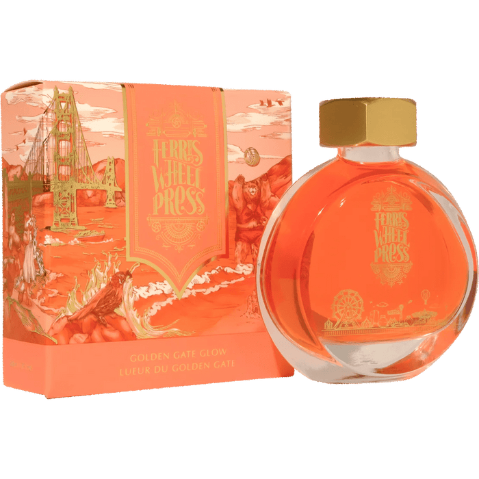 Ferris Wheel Press Ink Bottle - Golden Gate Glow - 38ml - Pen Boutique Ltd