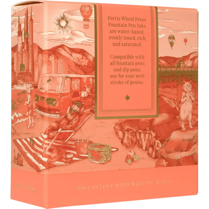Ferris Wheel Press Ink Bottle - Golden Gate Glow - 38ml - Pen Boutique Ltd
