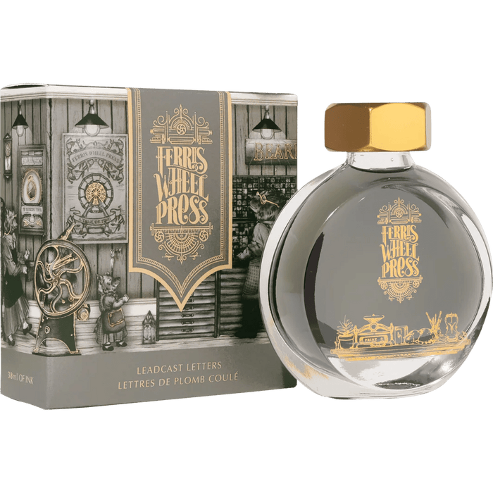Ferris Wheel Press Ink Bottle - Leadcast Letters  - 38ml - Pen Boutique Ltd