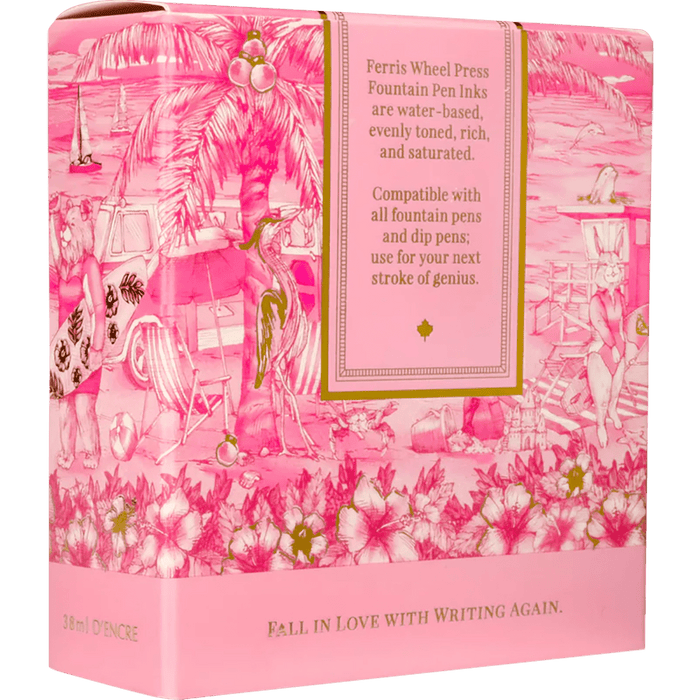 Ferris Wheel Press Ink Bottle - Malibu Blush - 38ml - Pen Boutique Ltd