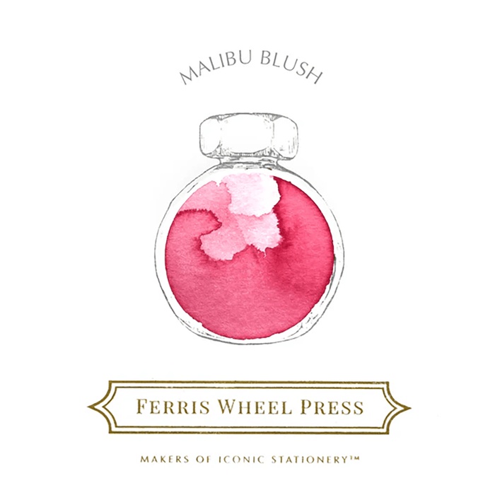 Ferris Wheel Press Ink Bottle - Malibu Blush - 38ml - Pen Boutique Ltd