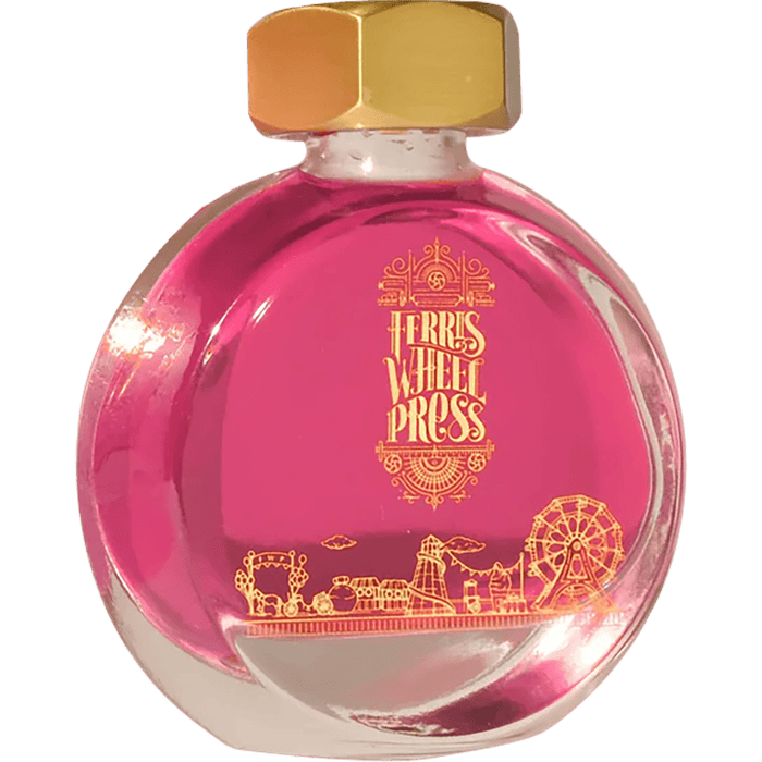 Ferris Wheel Press Ink Bottle - Pink Sugar Beach - 38ml - Pen Boutique Ltd