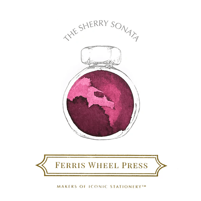 Ferris Wheel Press Ink Bottle - The Sherry Sonata  - 38ml - Pen Boutique Ltd