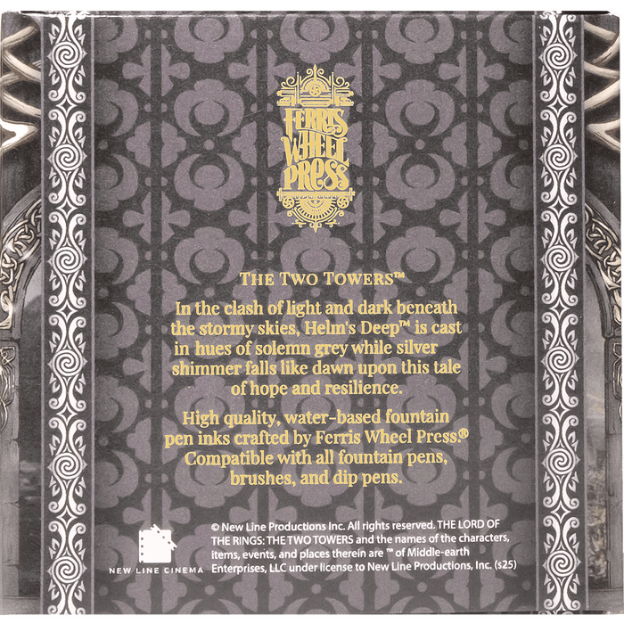 Ferris Wheel Press x Lord of the Rings Ink Bottle - Dawning Silver - 10ml - Pen Boutique Ltd
