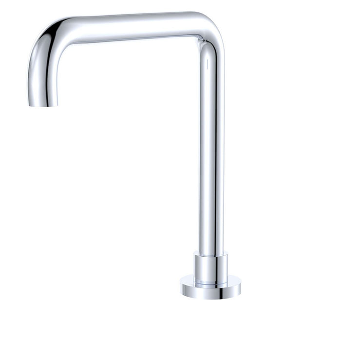 Fienza Kaya Squareline Hob Outlet Chrome 228123-LF - The Blue Space