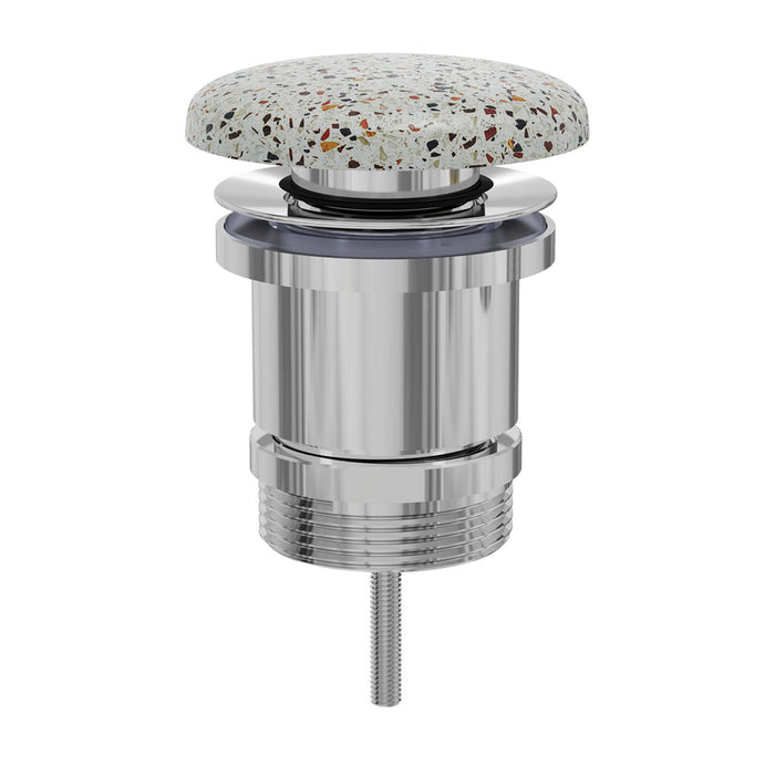 Fienza Universal Pop-Up / Pull-Out Basin Waste Terrazzo Concrete WAS72TZ - The Blue Space