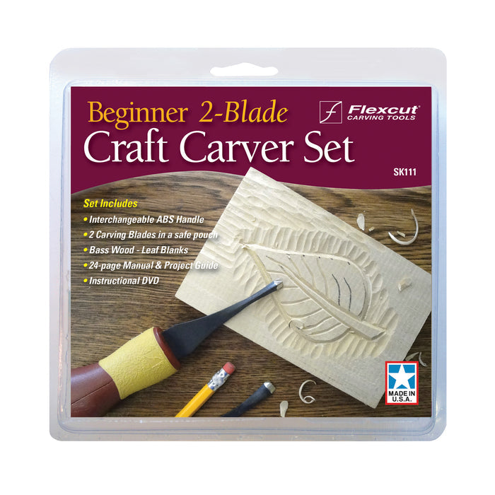 Flexcut Beginner 2-Blade Craft Carver Set of 7 - Clearance