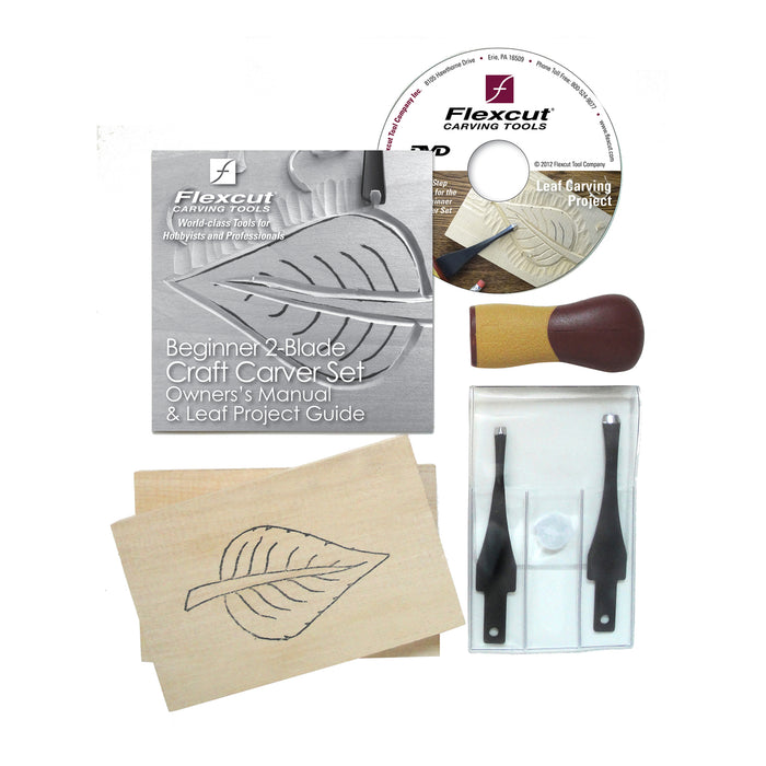 Flexcut Beginner 2-Blade Craft Carver Set of 7 - Clearance