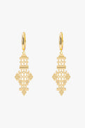 Florence Gold Pendant Earrings ACC Jewellery Silver Linings