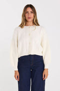 Flourish Milky Bar Cable Knit Cardigan