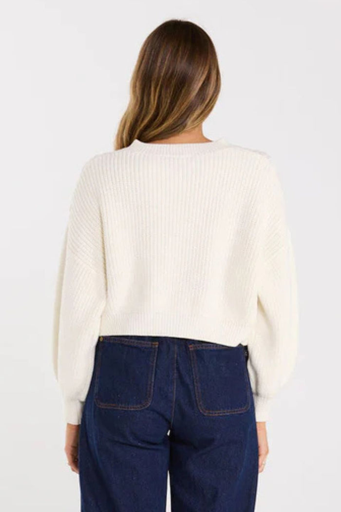 Flourish Milky Bar Cable Knit Cardigan