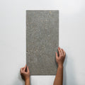 Single with Hand Frankie Light Grey Lappato Porcelain Tile 300 x 600mm FRAPEL3 - The Blue Space