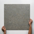 Single with Hand Frankie Light Grey Lappato Porcelain Tile 600 x 600mm FRAPEL4 - The Blue Space