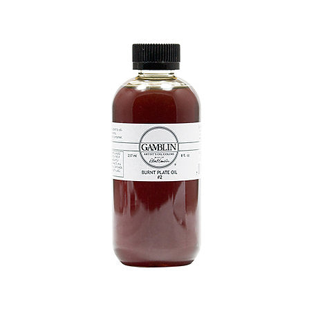 Gamblin Burnt Plate Oil #2 - 8oz