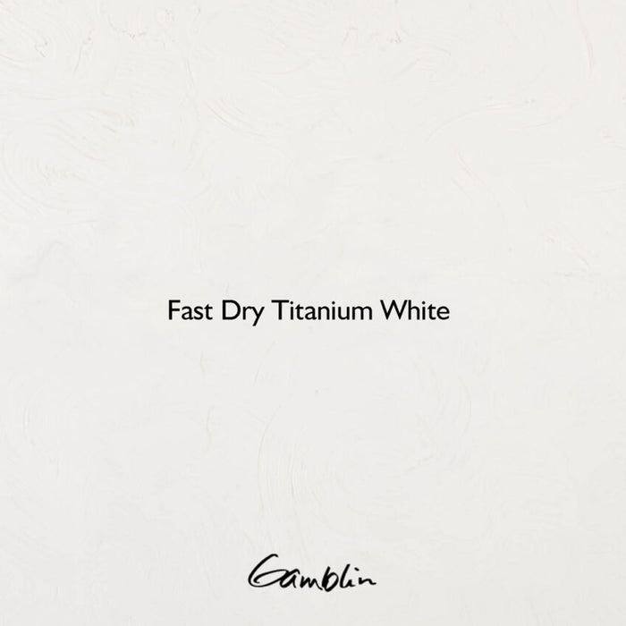 Gamblin Fast Dry Oil Color Titanium White 37ml