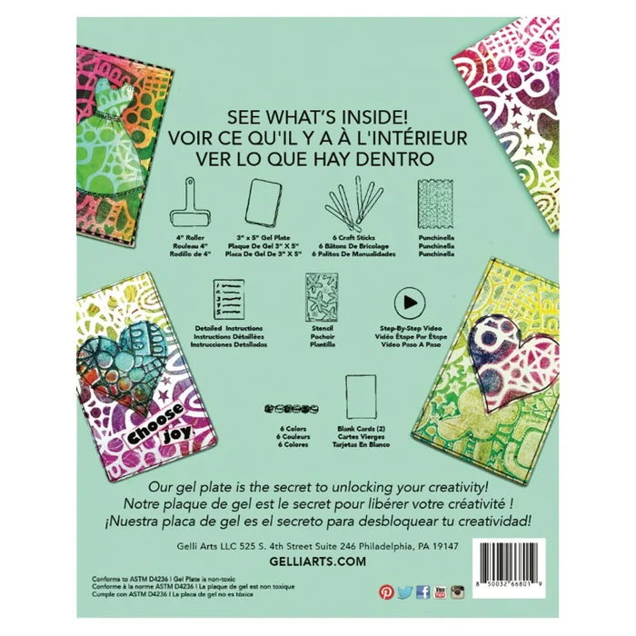Gelli Arts® Handmade Card Kit