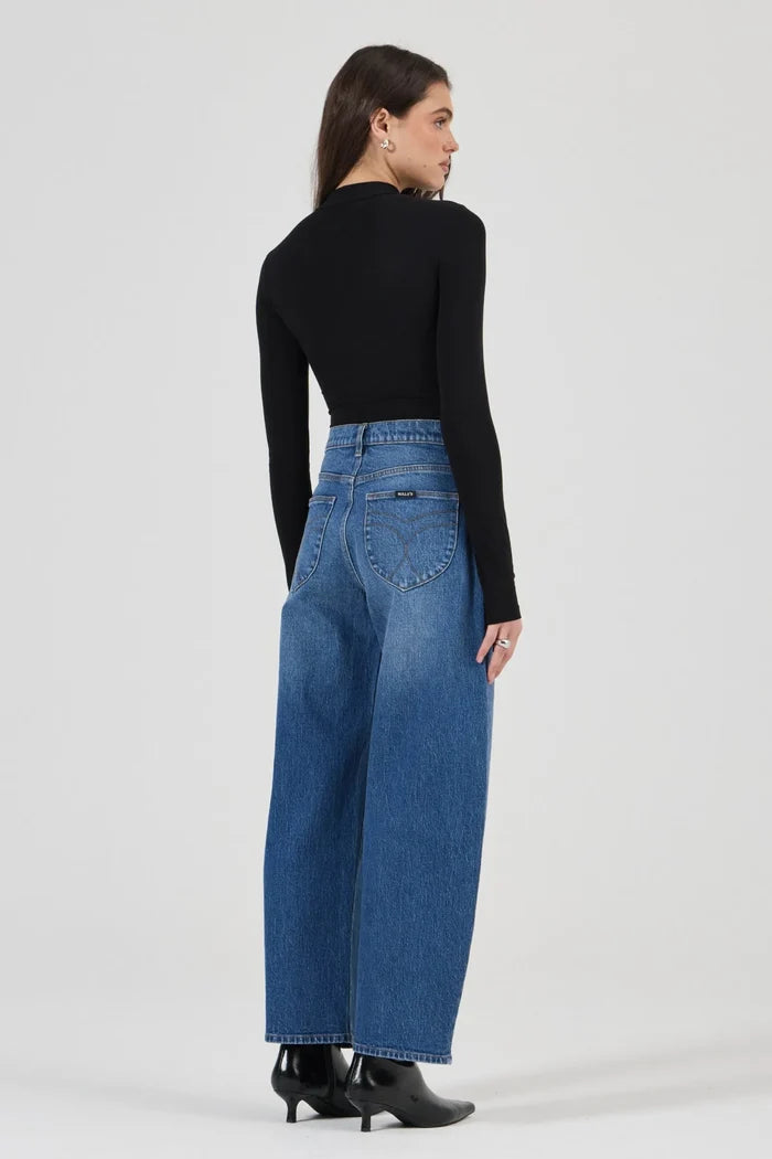 Gigi Reign Blue Barrel Jean