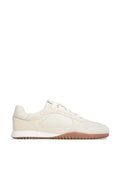 Glinda Off White Suede Casual Sneaker
