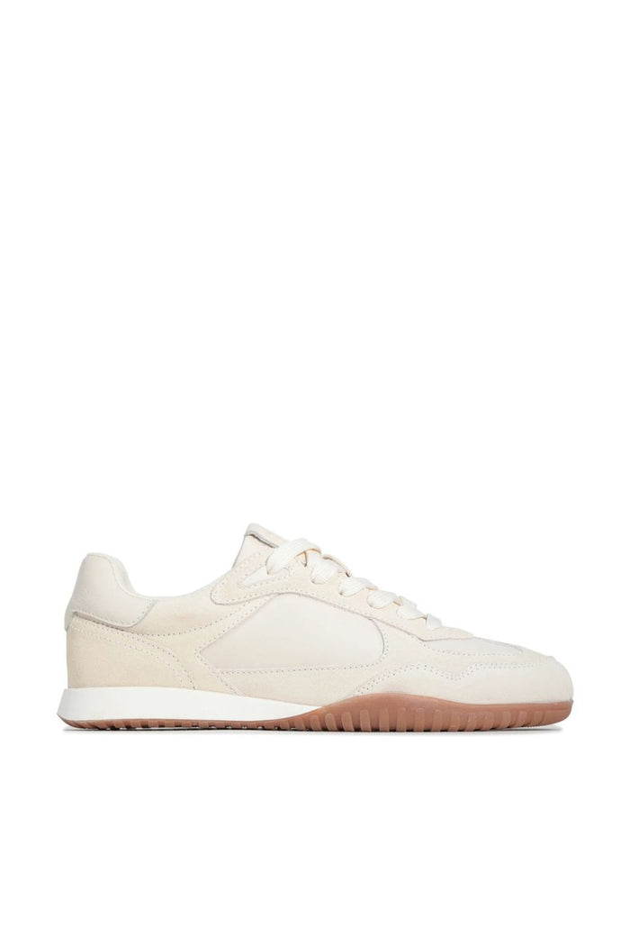 Glinda Off White Suede Casual Sneaker