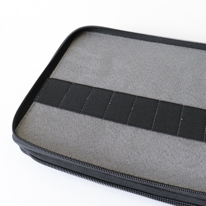 Global Art Canvas Pencil Case - Black - (Holds 120)