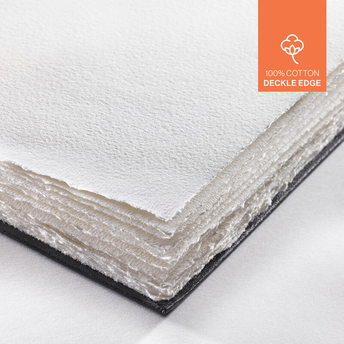 Hahnemühle® Deckled Edge Watercolour Book 100% Cotton 5.5" x 5.5" - Square