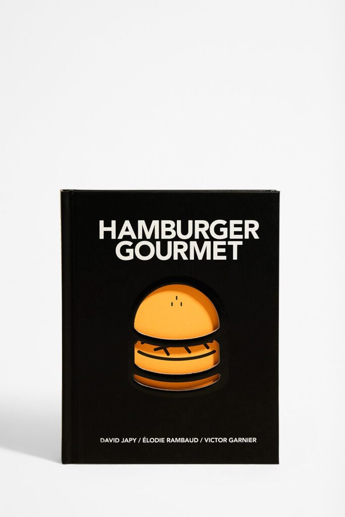Front cover of a cookbook titled " Hamburger Gourmet"