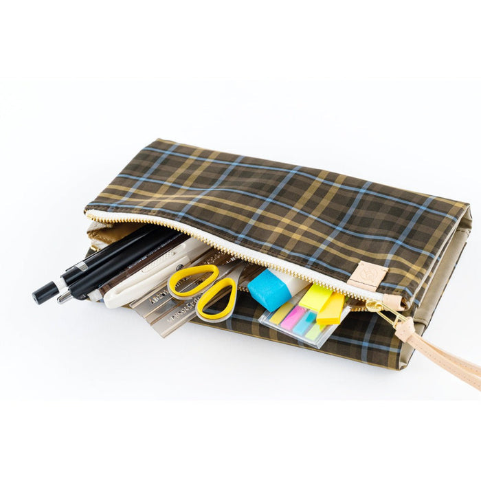 Hobonichi 2027 Tri-Fold Cover - Tragen: Bitter Plaid - Tall & Slim - Pen Boutique Ltd