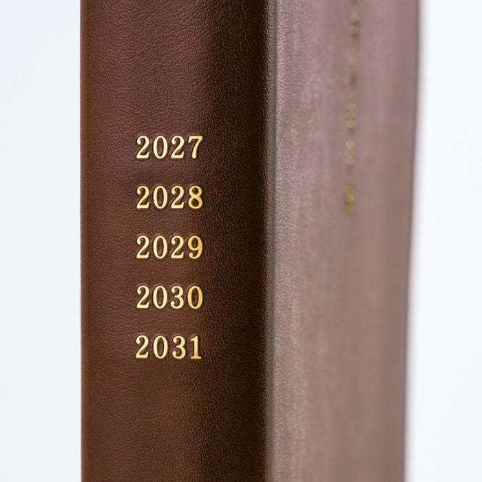 Hobonichi 5-Year Techo Japanese Book (2027-2031) - A6 (Monday Start) - Pen Boutique Ltd