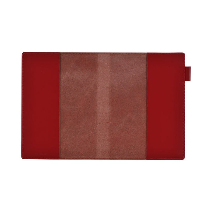Hobonichi 5-Year Techo Leather Large Cover - Red - A5 - Pen Boutique Ltd