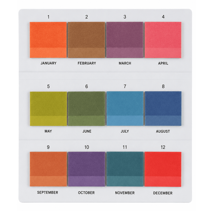 Hobonichi Translucent Sticky Notes - TSUKI no IRO (Tiles) - Pen Boutique Ltd
