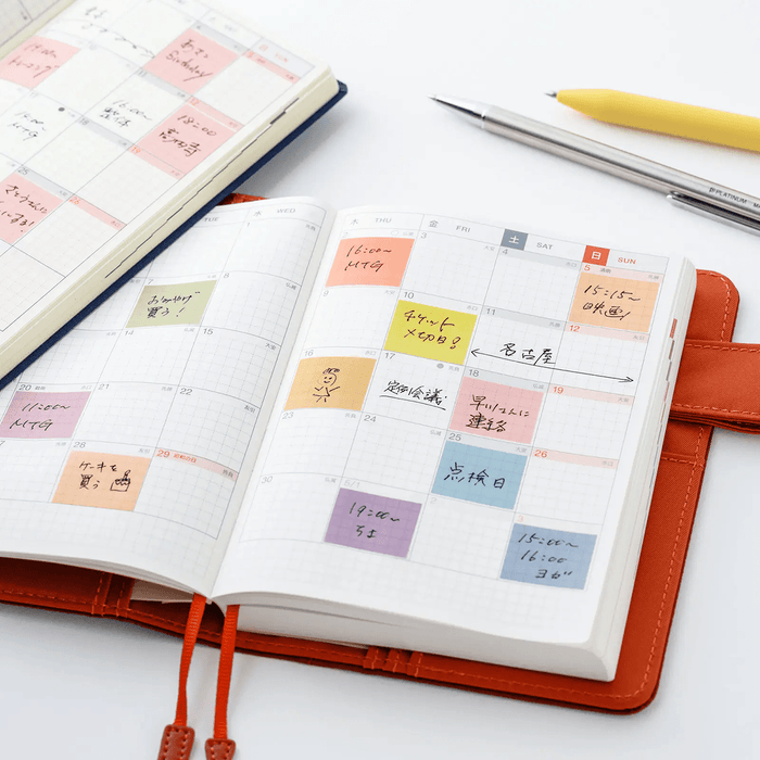 Hobonichi Translucent Sticky Notes - TSUKI no IRO (Tiles) - Pen Boutique Ltd