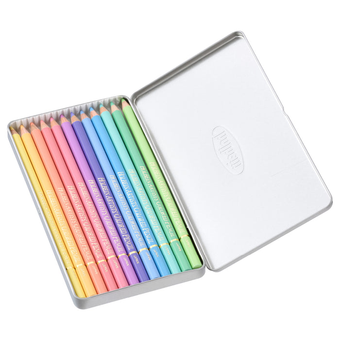 Holbein Artists' Colored Pencil Set of 12 - Pastel