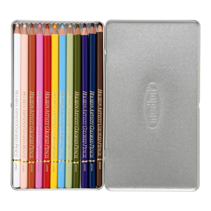 Holbein Artists' Colored Pencil Set of 12 - Portrait