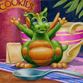 Diamond Painting Huggable 13" x 13" (32.8cm x 32.8cm) / Round with 44 Colors including 2 ABs / 13,689