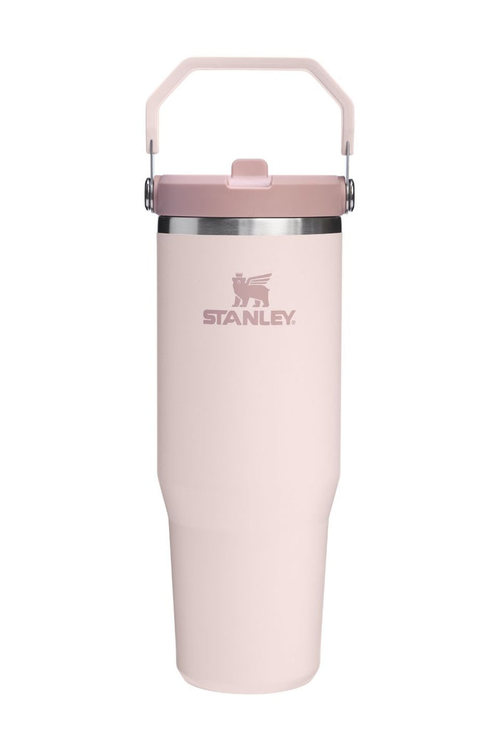 IceFlow Rose Quartz Flip Straw Top Handle 887ml 2.0 Tumbler