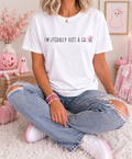 I’m Literally Just a Ghoul – PINK Halloween T-Shirt