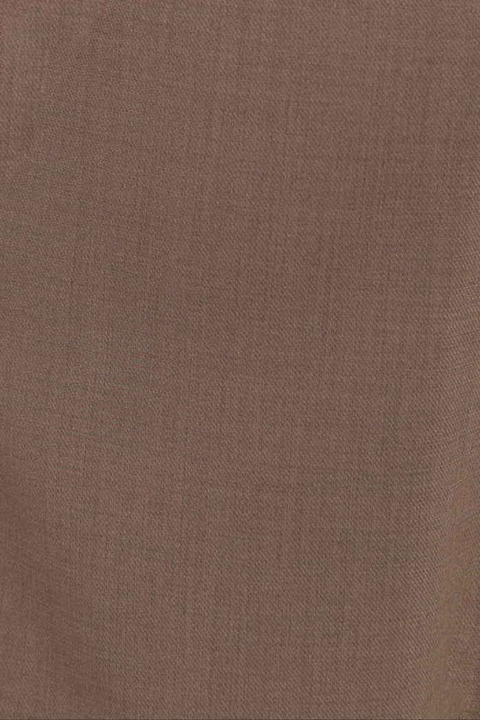 Close up of brown material.
