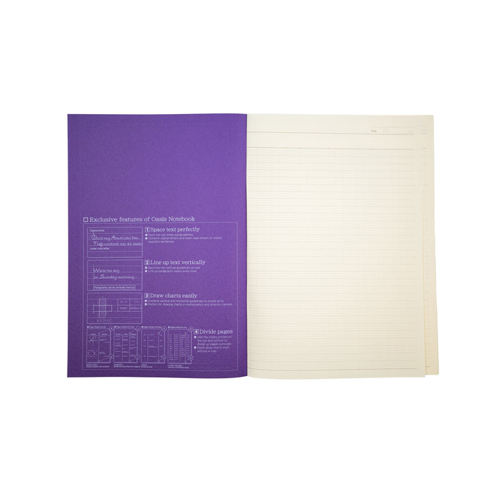 Itoya Profolio Oasis Notebook - Purple