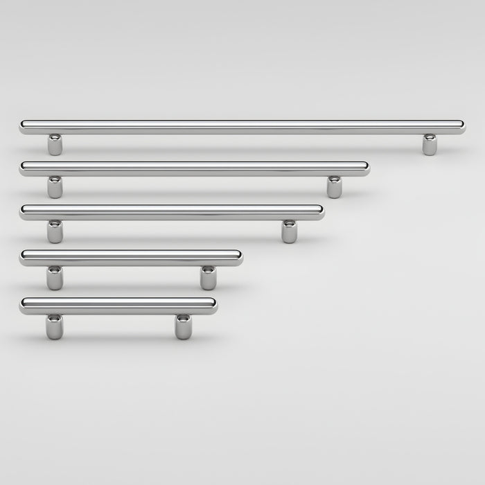 All Size Iver Puerto 320mm Cabinet Pull Handle Polished Chrome 24064 - The Blue Space