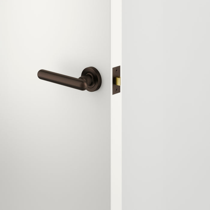Lifestyle Iver Puerto Lever Round Rose Passage Kit Signature Brass 24002KPASS60 - The Blue Space
