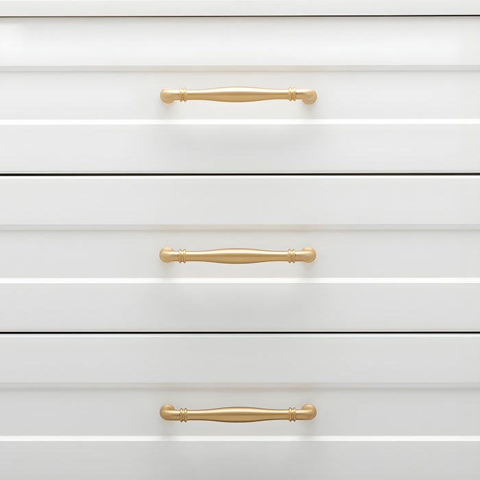 Lifestyle3 Iver Sarlat 160mm Cabinet Pull Handle Brushed Brass 21076 - The Blue Space