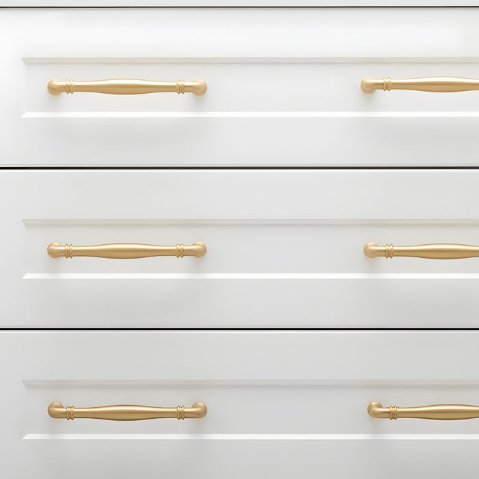Lifestyle2 Iver Sarlat 160mm Cabinet Pull Handle Brushed Brass 21076 - The Blue Space