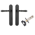 Iver Sarlat Lever Oval Backplate Passage Kit Matte Black 12724KPASS60 - The Blue Space