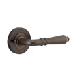 Single Iver Sarlat Lever Round Rose (Inbuilt Privacy) Signature Brass 9201KIBPRIV60 - The Blue Space