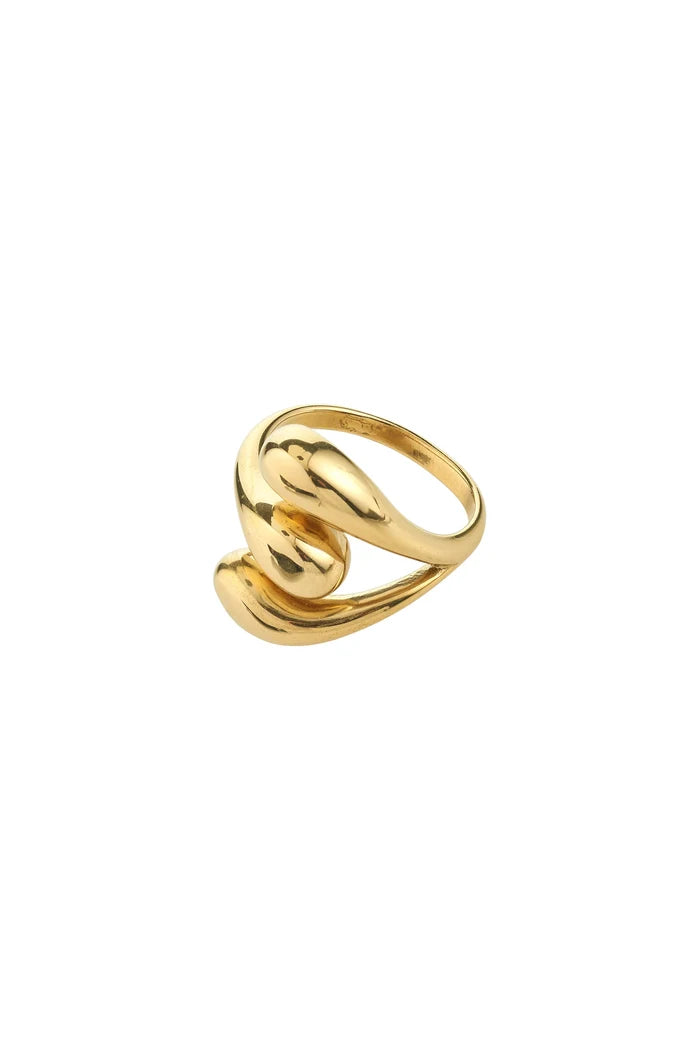 Jennings Gold Droplet Ring