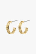 Joanna Gold Plated Snake Chain Earrings ACC Jewellery Pilgrim