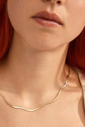 Joanna Gold Plated Snake Chain Necklace ACC Jewellery Pilgrim
