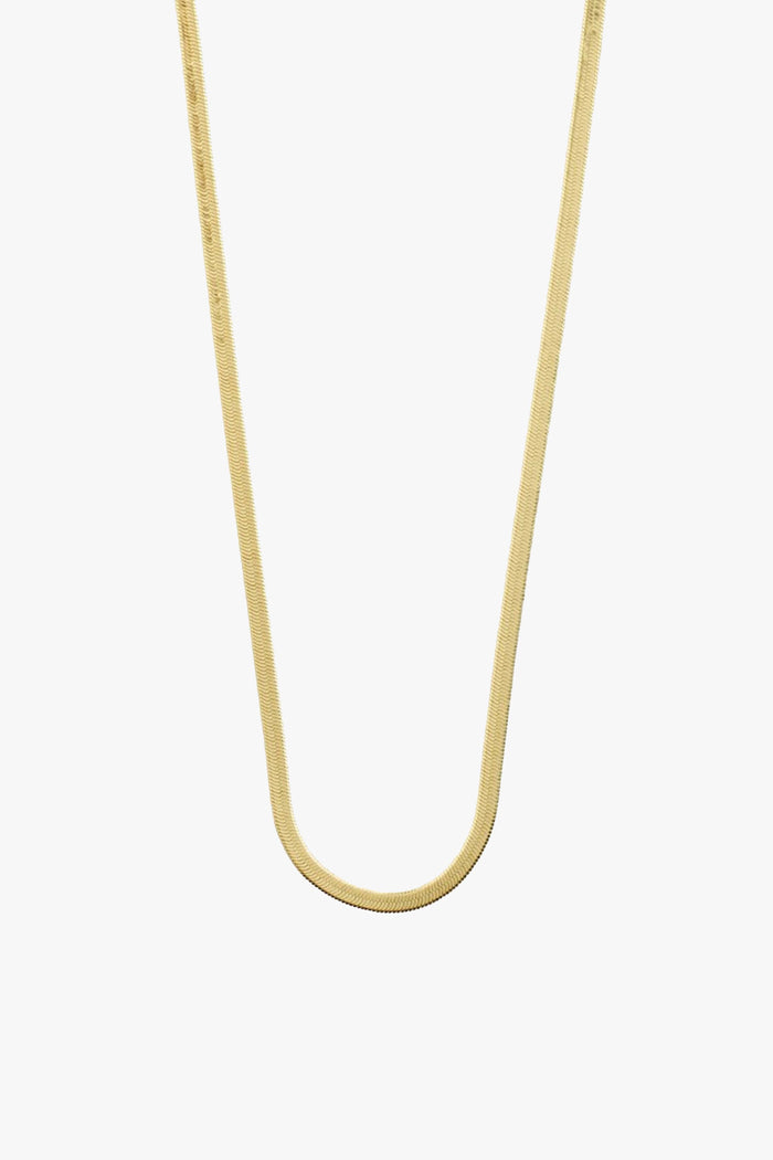 Joanna Gold Plated Snake Chain Necklace ACC Jewellery Pilgrim